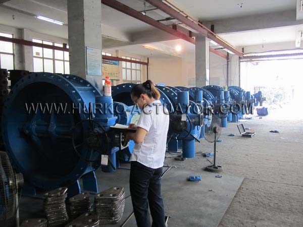 Motorized Butterfly Valve Actuated Butterfly Valve