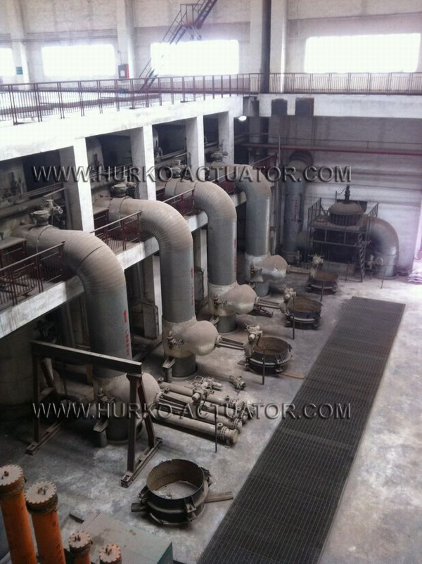 Electric Valve Actuator applied in power plant